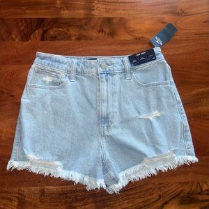 Hollister Blue Mom Shorts